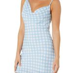 Charlie Holiday  Kenzie Dress Blue Gingham Photo 4