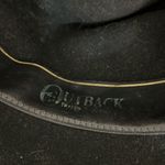 OUTBACK TRADING CO Black Felt Hat with Leather Conch Accent size 7 1/8 Photo 2