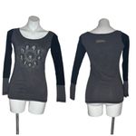 FANTASTIC BEASTS The Crimes Of Grindelwald Long Sleeve Top Wizarding World Small Gray Photo 7