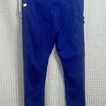 Fabletics  Trinity Motion365 Mid-Rise Leggings in Electric Violet/Powder Blue Photo 3