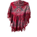 Coco + Carmen  fringe Aztec cape layered wrap Photo 2