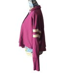 Free People  Quinn Layering Jacket Aubergine Combo Size Small Photo 5