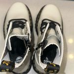 Dr. Martens  Jadon White Leather Platform Combat Boots Sz 37 EU/ US Women 6 Men 5 Photo 9