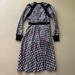 pascal. Wool Blend Houndstooth Midi Dress Photo 1