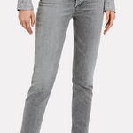 AGOLDE Nico High Rise Slim Jeans Risk Grey Stone Wash 26 Photo 0