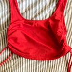 Red Workout Crop Top Size M Photo 0