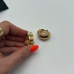 Joan Rivers  Gold Plated Crystal Hoop Clip On Earrings Photo 4
