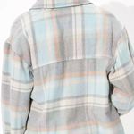 American Eagle AE Oversized Plaid Shirt Jacket Photo 1