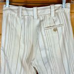 Erika Cavallini Women's Linen Blend Dress Pants, European Size 42, US Size 6 Brown Photo 4