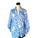 Marc New York NWT  Floral Satin Fabric Non Wrinkle Relax Fit Blazer Photo 1