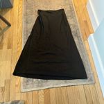 Club Monaco silk charmeuse long black maxi skirt Photo 1