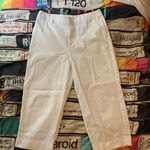 Kate Hill Vintage White Capri Pants Photo 0