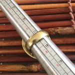 Silpada  KR Collection Fleur De Lis Brass & Resin Ring Size 7 Photo 4