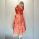Ryu : ModCloth Melon Lace Sleeveless Illusion Neckline Party Dress w Rhinestones Photo 2
