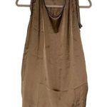 PINKO Sleeveless Beaded Satin Top MEDIUM Photo 0