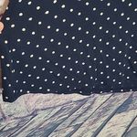 L.L. BEAN NAVY WHITE POLKA DOT WRAP FRONT JERSEY KNIT DRESS MEDIUM PETITE Blue Size undefined Photo 5