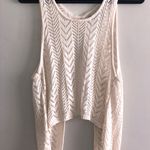 Poof! Poof Ivory Crochet Tank Photo 0