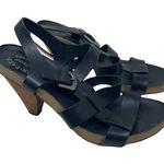 Kork-Ease  Elinor black leather sandals sz 9 Photo 0