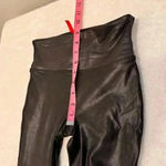 Spanx  Faux Leather Black Leggings Women’s Size S petite Photo 10