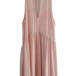 POL Babydoll Tank Top With Mesh Detail Pink Photo 4