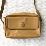 Mark Cross Vintage Tan Leather Rectangular Front Flap Top Zipper Crossbody Bag Photo 7