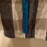 Old Navy  Cream Gray Plaid T-Shirt Dress Flannel Print Collared Shirt Size Medium Photo 7