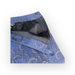 St. John  Collection ᪥ Luxe Metallic Brocade Dress Pants ᪥ Cobalt Blue ᪥ 12 Large Photo 7