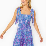 Lilly Pulitzer  Women's Kailua Smocked Mini Dress Size Medium‎ Photo 0