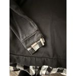 EA Selection Buffalo Plaid Hoodie Women's Size L Black Size L Photo 2