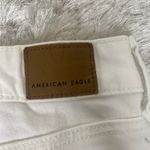 American Eagle White Super Stretch Mom Short Sz 4 Photo 4