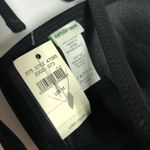 Aerie Black Triangle Bikini Top Molded Cups Padded Halter String Ties M Photo 2