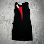 Rena Lange Dress Women Small Black Sheath Career Business‎ Neutral Minimalist Photo 3