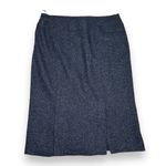 Lafayette 148 ‎ Wool Blend Tweed Style Knee Length Skirt Womens 8 Blue Photo 1