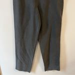 Eileen Fisher  Gray Dress Pants Lightweight Side Zipper Close Tapered Leg Small Photo 2