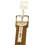 Calvin Klein  Leather Belt Womens Large Bone White Gold Buckle Wide NWT $45 MSRP Photo 6