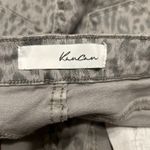 KanCan USA KanCan Women's Gray Leopard Print Denim Mini Skirt Size Medium Photo 4