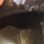 Franco Sarto  leather‎ Block Heel Loafers Black Shoes Women's Size 6.5M Euro 37 Photo 7