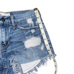 Hollister VTG Y2K Low Rise Micro Mini Denim Jean Shorts Distressed Size 0 / 24 Photo 8