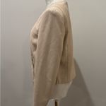 Chico's  Cream Leather Jacket Photo 9