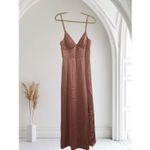 Azazie ✨ MINA STRETCH SATIN LiGHT PINK DRESS✨ Photo 5