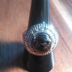 Matrix Silver Shungite Stainless Steel Ring (Size 8) Photo 9