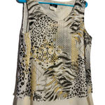 Bali Corp Black and White Multi Texture Long Sleeve Top 12 / L Size L Photo 0