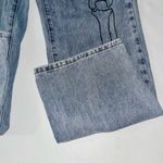 Romwe HOST PICK - Skeleton Graphic Denim Jeans Photo 4