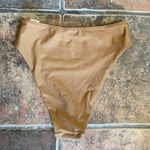 Aerie High Cut Cheeky Bikini Bottoms Light Brown Size S Photo 5