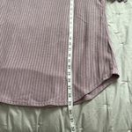 Chaser  Wisteria Short Sleeve Waffle Knit Textured T Shjrt Purple Women’s Medium Photo 7