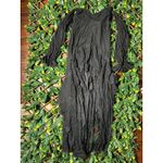 Whimsigoth Semi Sheer High Low Lace Dress Size S Black Photo 4