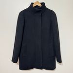 J.Crew  Wool Cocoon City Pea Coat Size 6 Black J6140 Photo 1