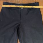 Banana Republic women’s wide leg mid rise black ponte pant trouser size 6 Photo 3