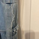 Anthropologie Paige Celia Braided Detail Denim Crop Jumpsuit in Santa Monica NWT Photo 7