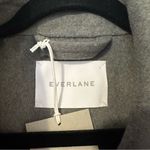 Everlane  Wool Cashmere Trench Coat NEW Womens Large Gray Photo 3